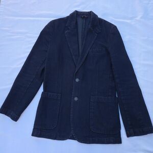 A.P.C Rue de Fleurus Paris Dark Indigo Denim Blazer Jacket Size S